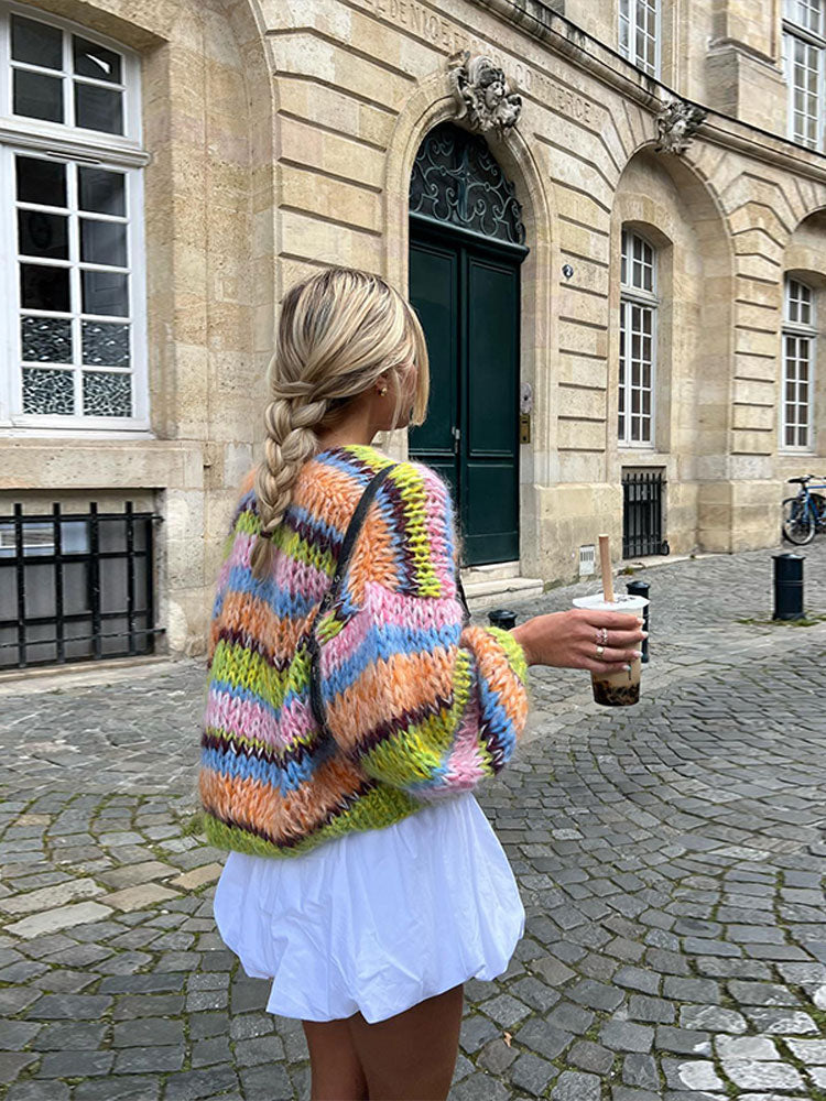 Carol | Vibrant Knit Sweater