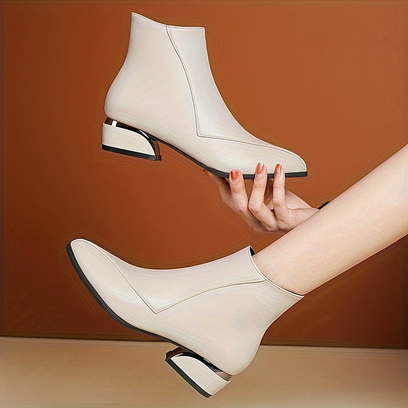 Miriam | Heeled Ankle Boots with a Zipper