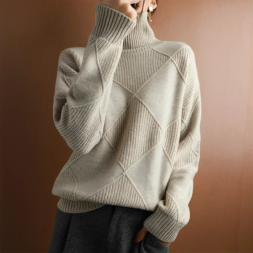 Hannah | Soft Knitted Turtleneck Sweater