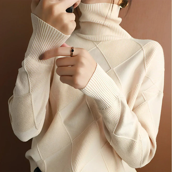 Hannah | Soft Knitted Turtleneck Sweater