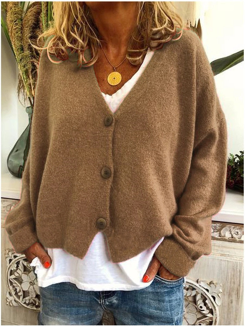 Emma | Fashionable Cardigan Long Sleeve Sweater