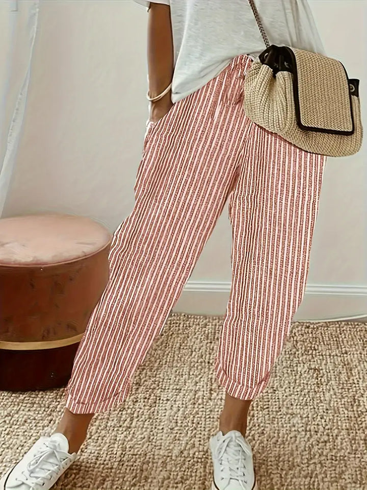 Ivy | Striped Casual Pants