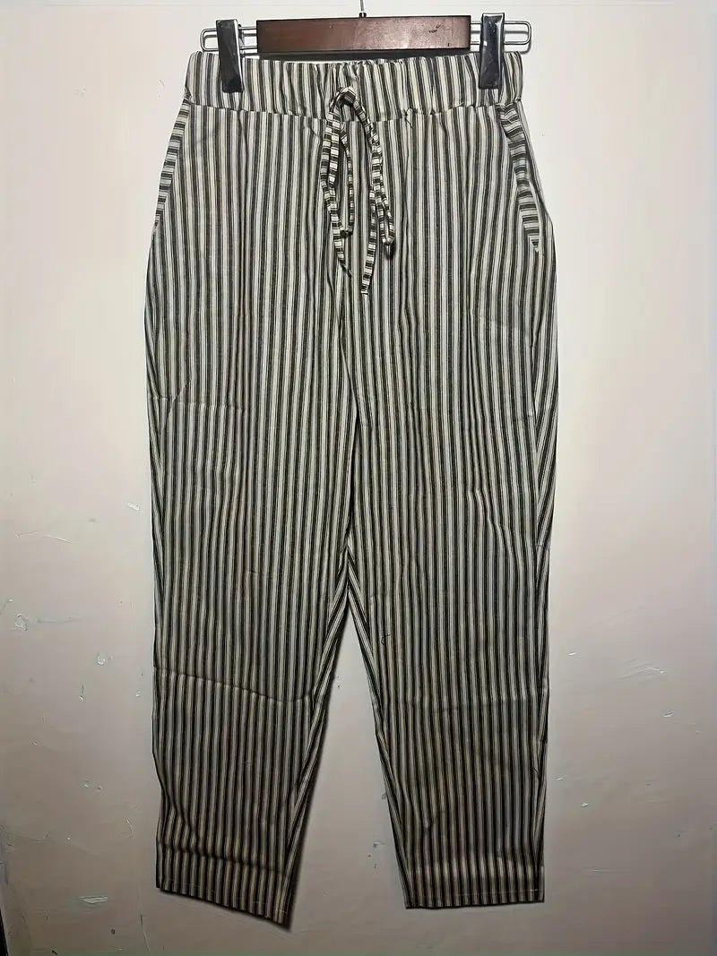 Ivy | Striped Casual Pants