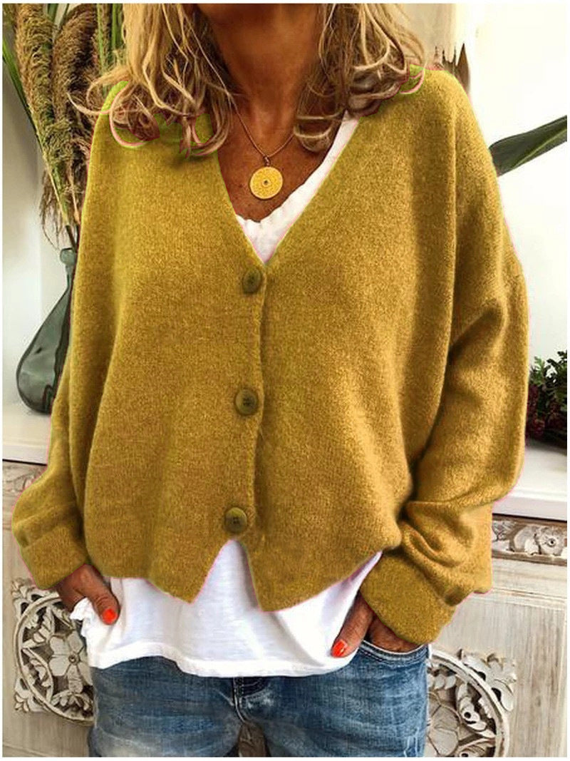 Emma | Fashionable Cardigan Long Sleeve Sweater