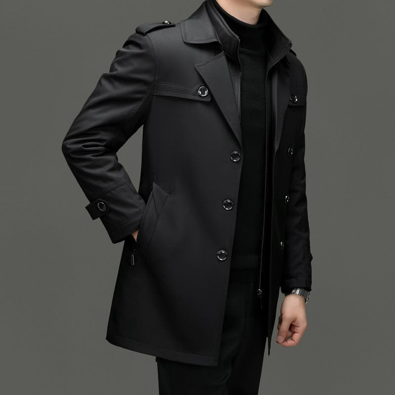 Patrick | Elegant Double-Breasted Overcoat