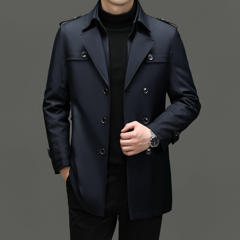 Patrick | Elegant Double-Breasted Overcoat