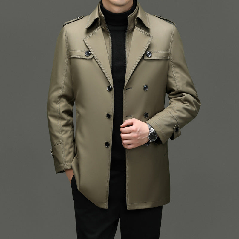 Patrick | Elegant Double-Breasted Overcoat