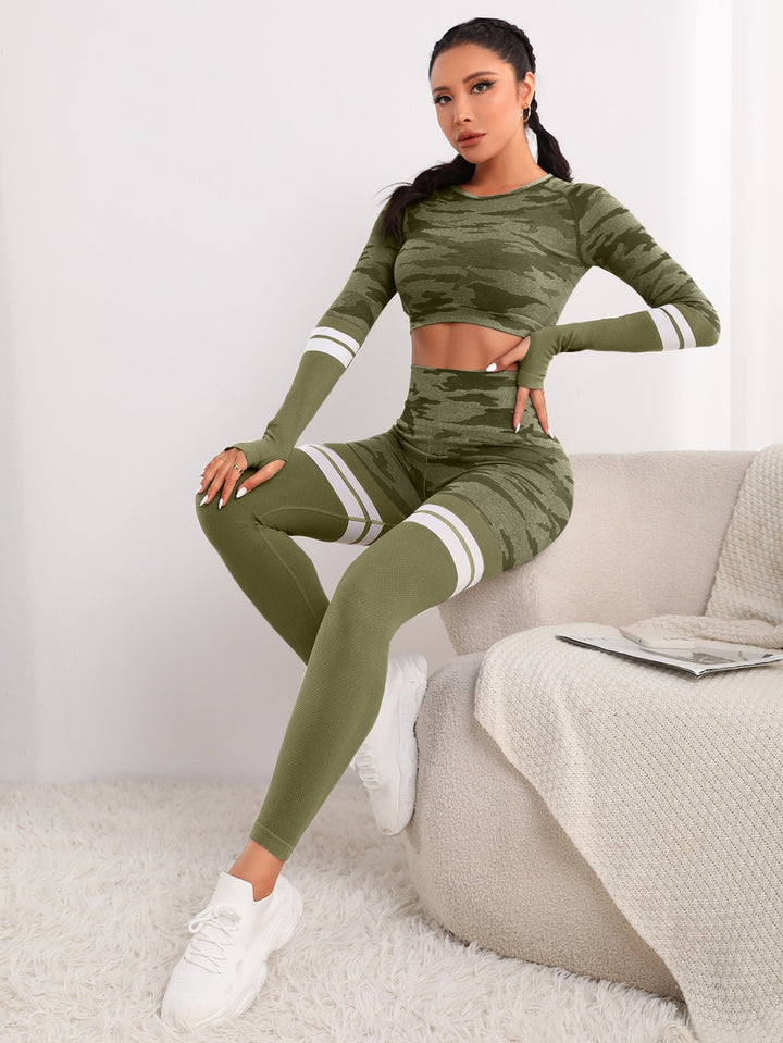 Alexis | Activewear Camo Set