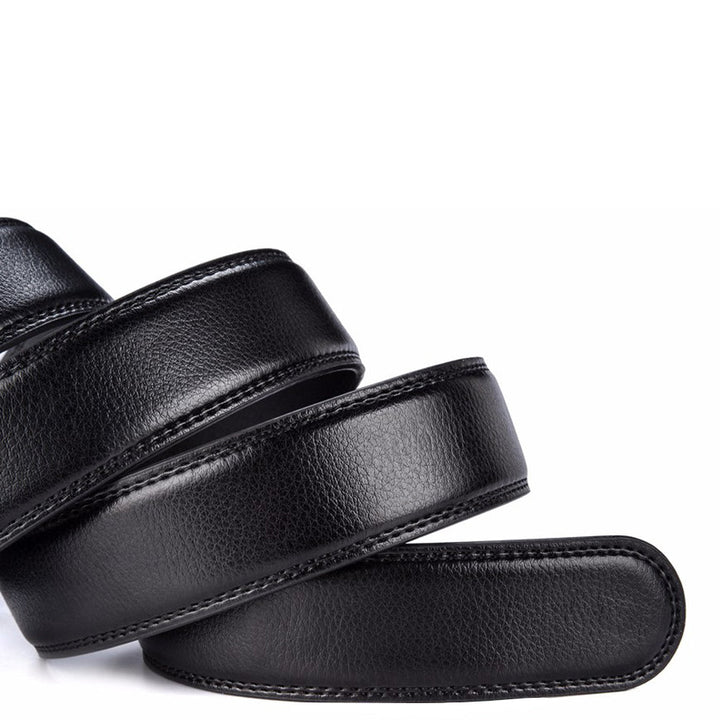 Benjamin | Luxury Leather Belt Black