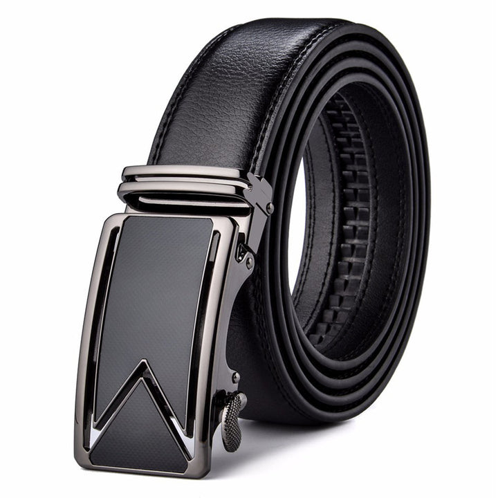 Benjamin | Luxury Leather Belt Black