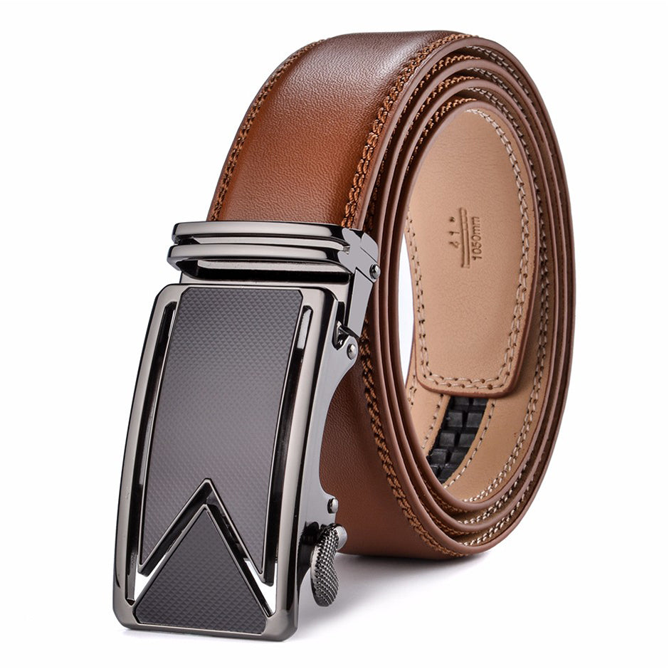 Brandon | Luxury Leather Belt Brown