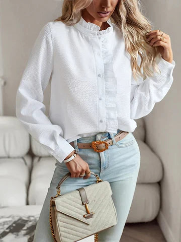 Martha | Elegant Long Sleeve Blouse