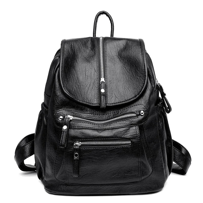 Brandy | Comfortable and Lightweight Leather Backpack