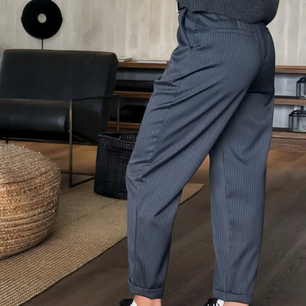 Katherine| Striped Suit Trousers